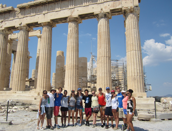 No study trip to Greece would be complete without a visit to the Parthenon