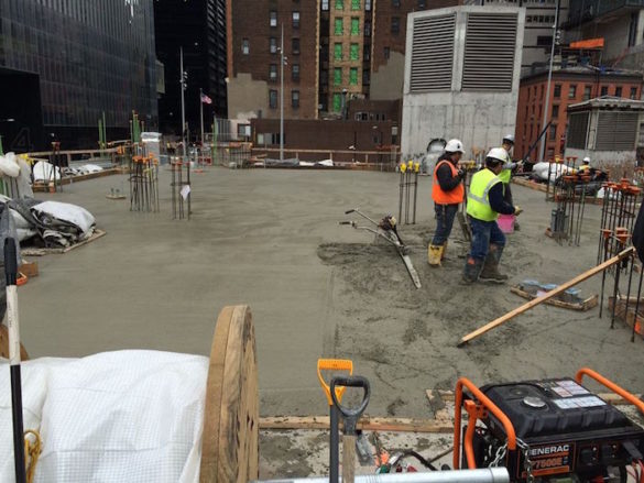 (Photos) Concrete Poured, St. Nicholas National Shrine at World Trade Center Taking Shape