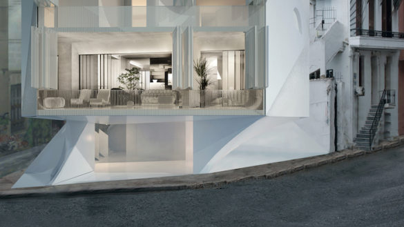 (Photos) A Stunning Marble Apartment Building is Popping up in an Athens Neighborhood