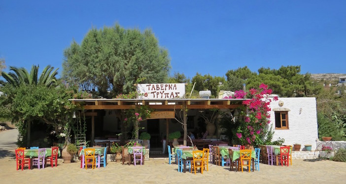Taverna Tripas on Arki island is a short boat ride from Patmos. A "must eat" place.