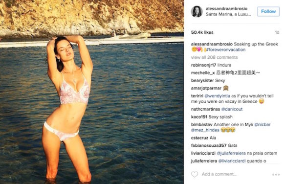 (Photos) This Is What Happens When Brazilian Supermodels Invade a Greek Island