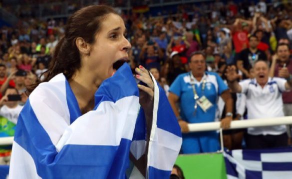 Greece’s First Track and Field Gold Since 2004 to Katerina Stefanidi in Pole Vault