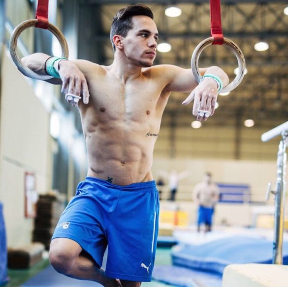 Greece’s Eleftherios Petrounias Wins Gold in Rings Competition
