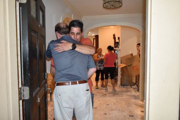 AHEPA Delegation Visits Families Hit by Harvey, Sets $100K Goal for Relief Efforts