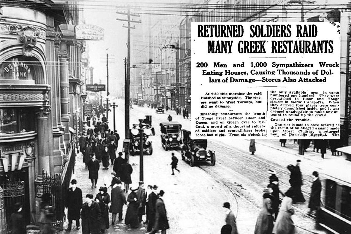 On This Day August 2, 1918: Toronto's Violent Riots Against Greek  Immigrants - The Pappas Post