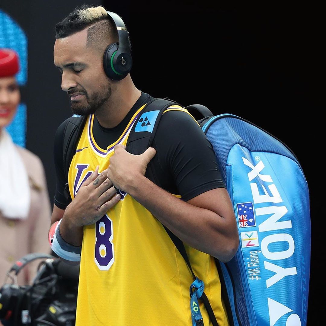 Nick Kyrgios Pays Tribute To Kobe Bryant At Australian Open - The ...