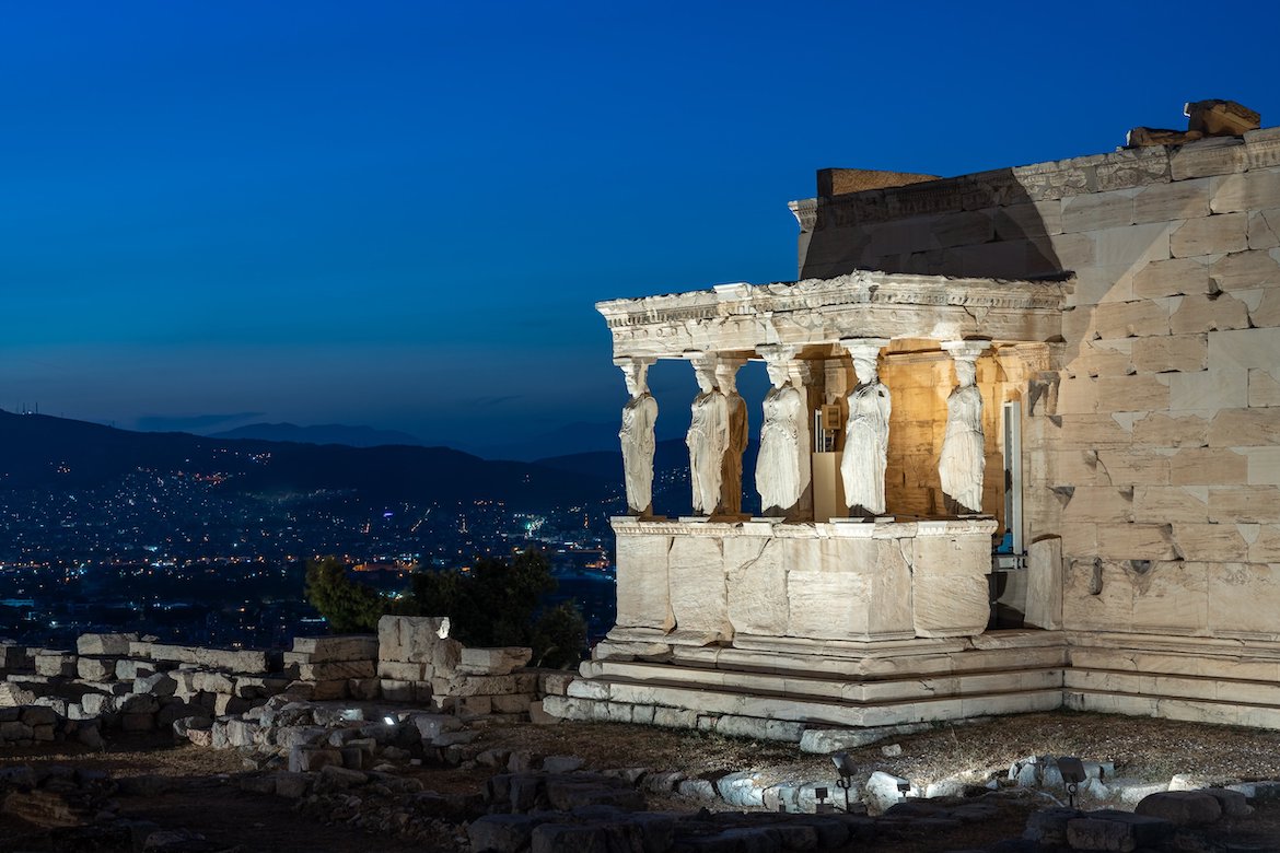 Watch the live streaming of the presentation of the new Acropolis lights th...