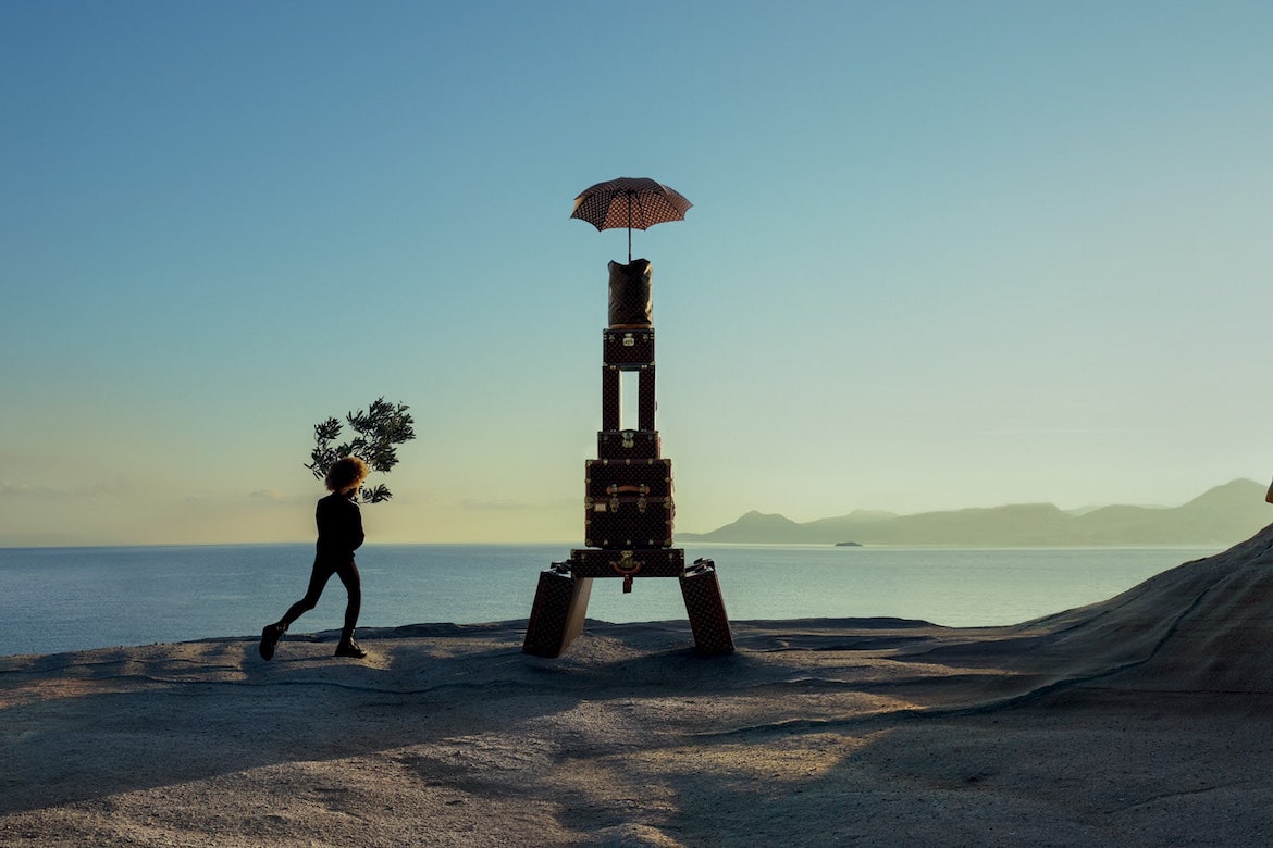 Milos Island Stuns as Background in New LV Campaign – The Vale