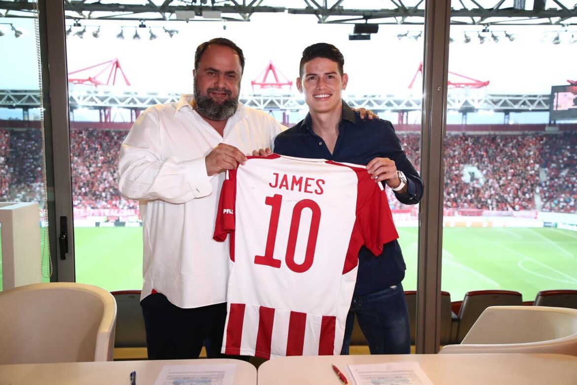 Colombian Soccer Star James Rodriguez Signs With Olympiakos - The ...