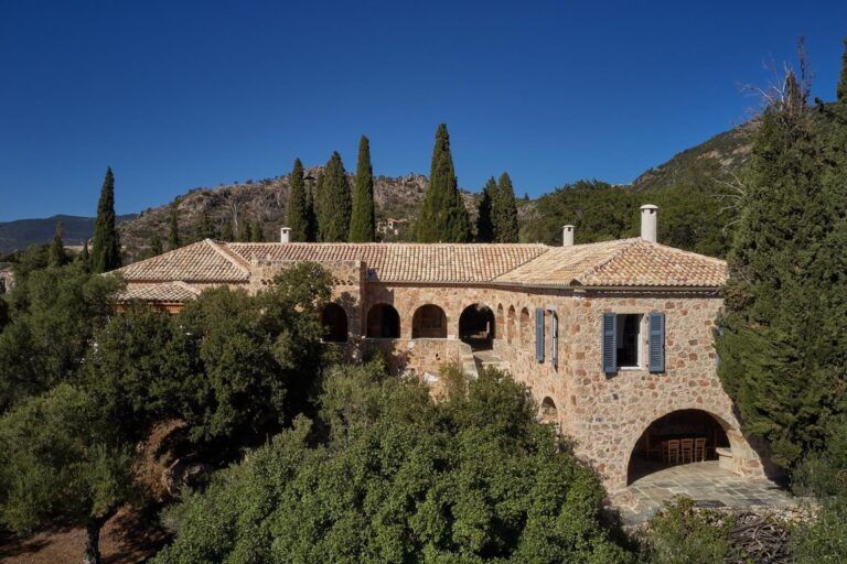 The Patrick and Joan Leigh Fermor House in Kardamyli